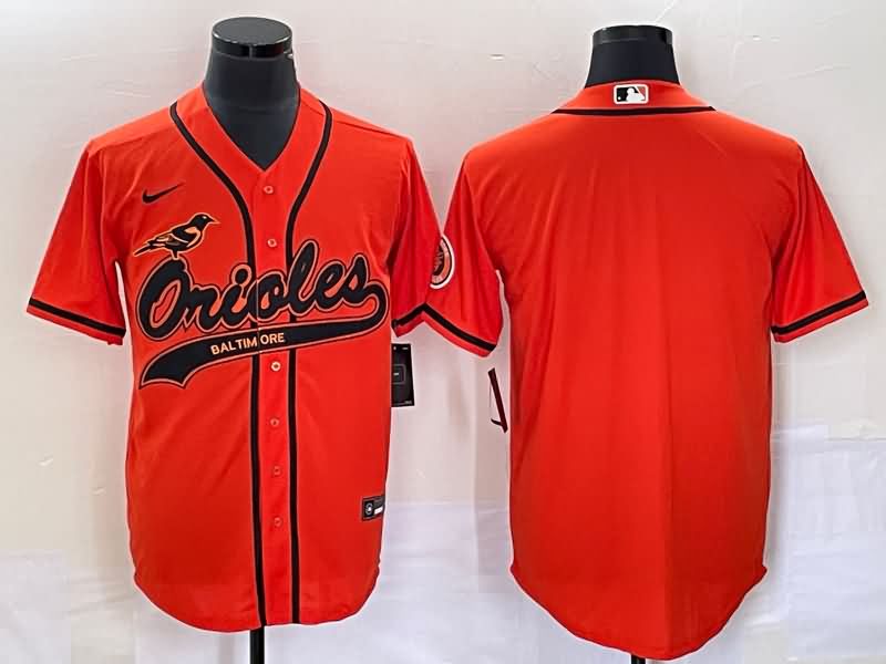 Baltimore Orioles Orange MLB Jersey 02