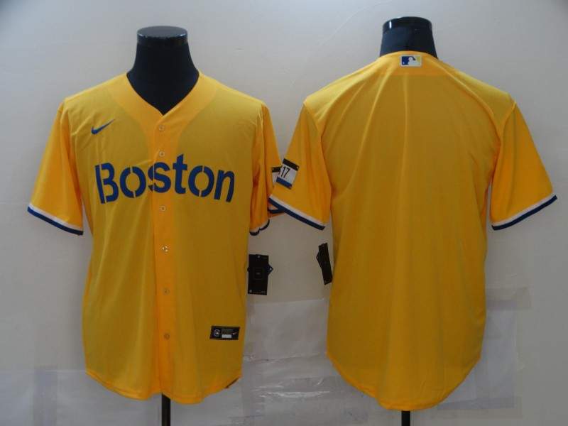 Boston Red Sox Yellow MLB Jersey