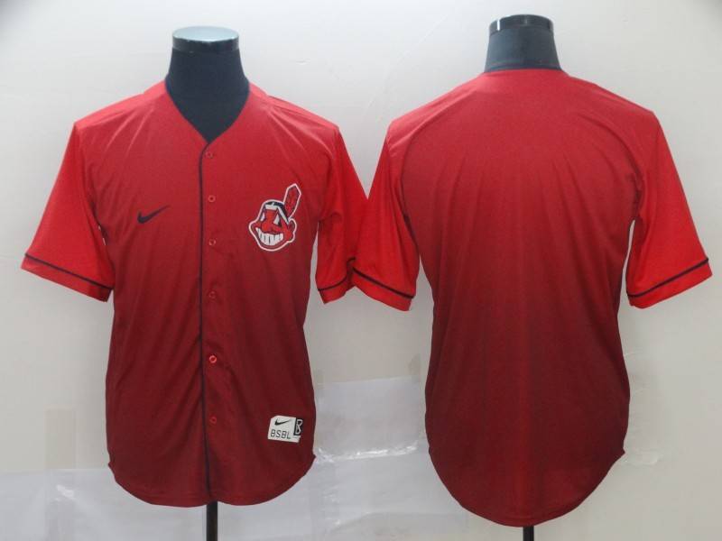 Cleveland Indians Red Fashion MLB Jersey