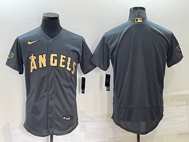 Los Angeles Angels Black ALL STAR Elite MLB Jersey