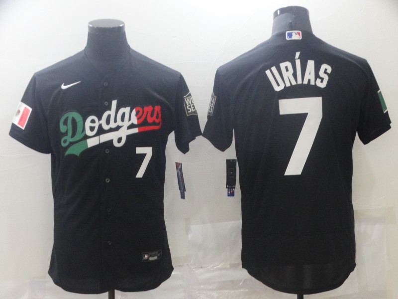 Los Angeles Dodgers Black Elite MLB Jersey 02