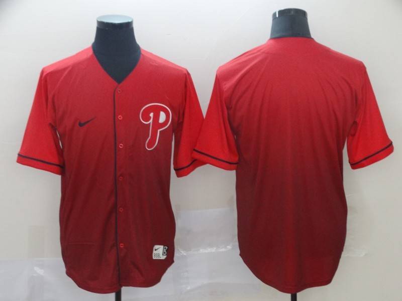 Philadelphia Phillies Red Fashion MLB Jersey