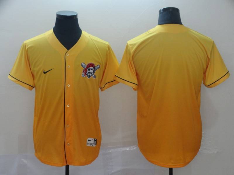 Pittsburgh Pirates Yellow Fashion MLB Jersey