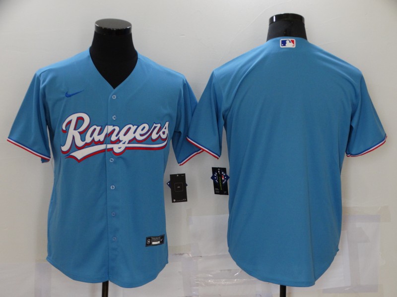 Texas Rangers Light Blue MLB Jersey