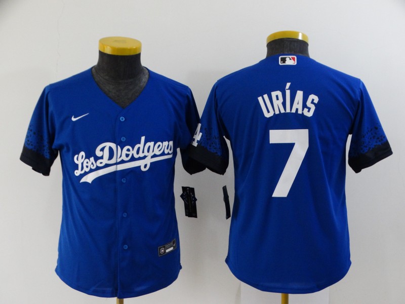 Los Angeles Dodgers Kids URIAS #7 Blue MLB Jersey