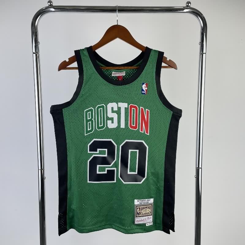 Boston Celtics 2007 Green Classics Basketball Jersey (Hot Press)