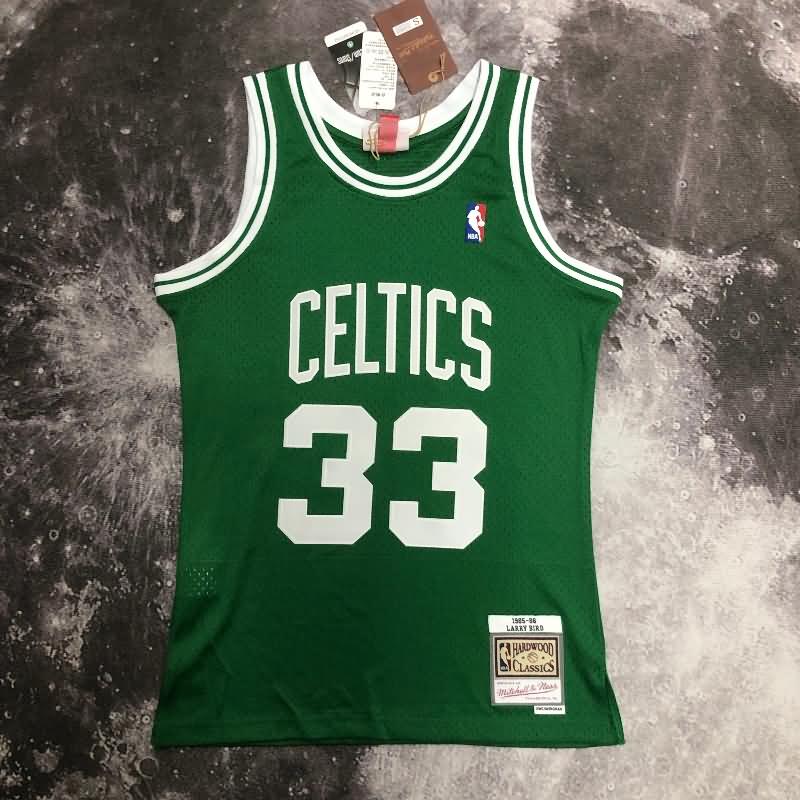 Boston Celtics 1985/86 Green Classics Basketball Jersey (Hot Press)