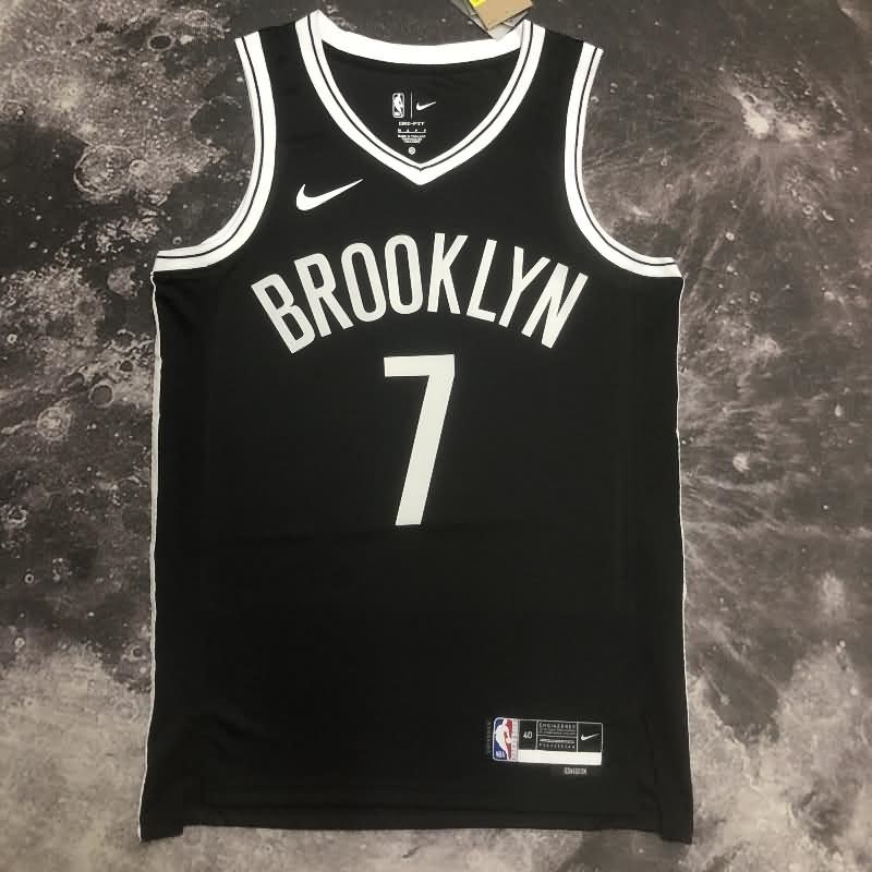 Brooklyn Nets 22/23 Black Basketball Jersey (Hot Press)