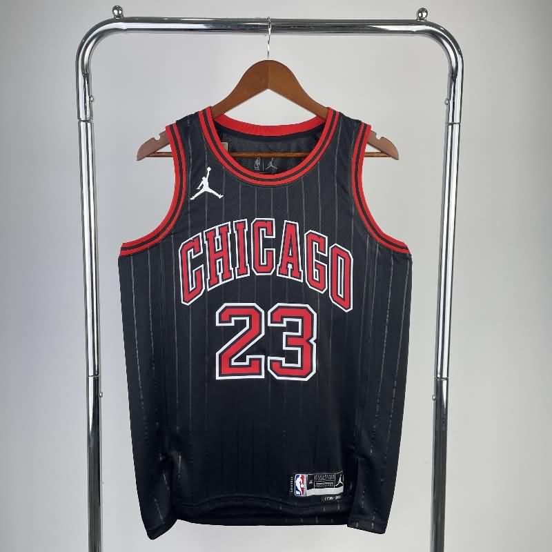 Chicago Bulls 22/23 Black AJ Basketball Jersey (Hot Press)
