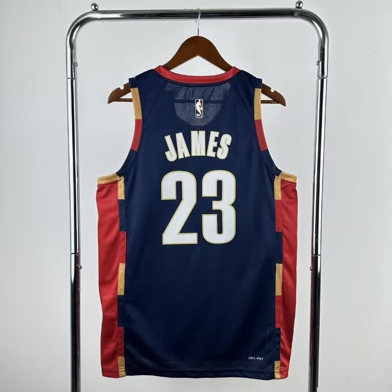 Cleveland Cavaliers 25/26 Dark Blue Classics Basketball Jersey (Hot Press)