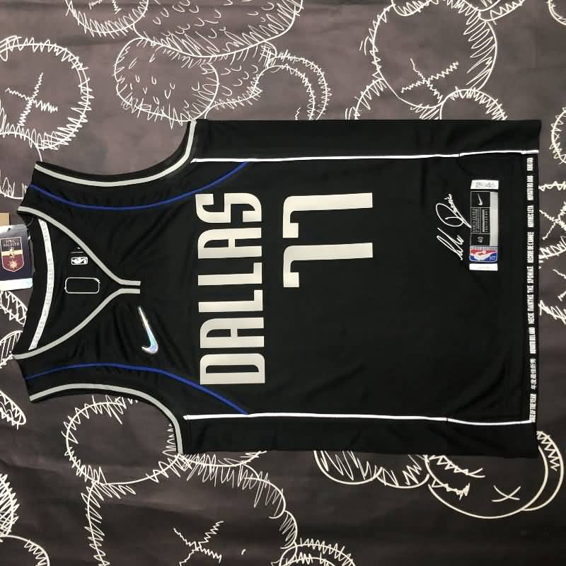 Dallas Mavericks 21/22 Black Basketball Jersey (Hot Press)