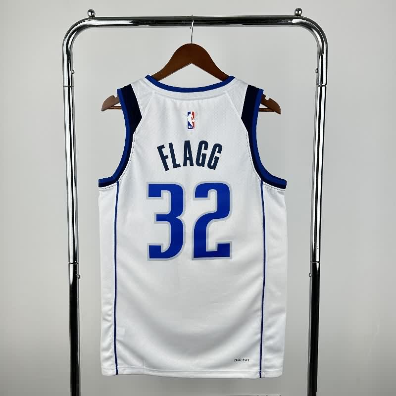 Dallas Mavericks 22/23 White Basketball Jersey (Hot Press)