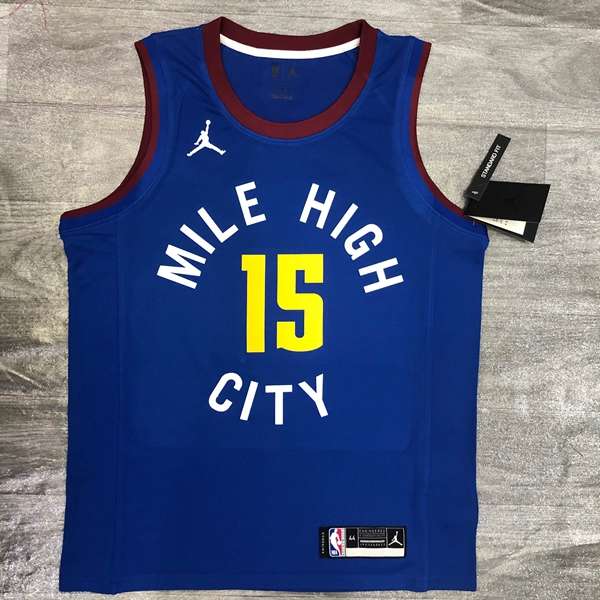 Denver Nuggets 20/21 Blue City AJ Basketball Jersey (Hot Press)