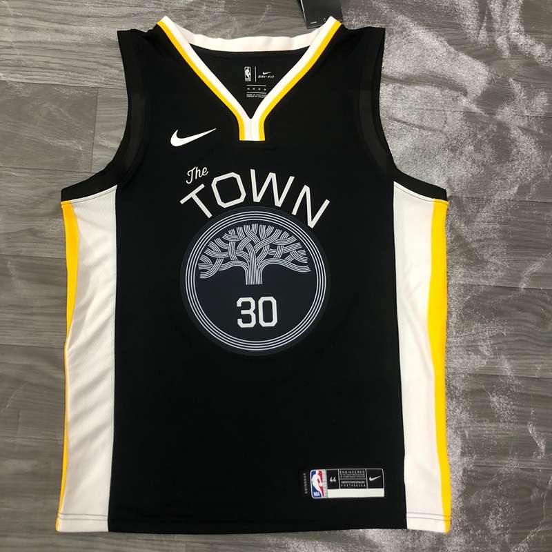 Golden State Warriors 2019 Black City Basketball Jersey (Hot Press)