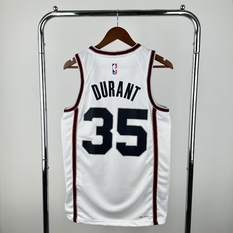 Houston Rockets 24/25 White City Basketball Jersey (Hot Press)
