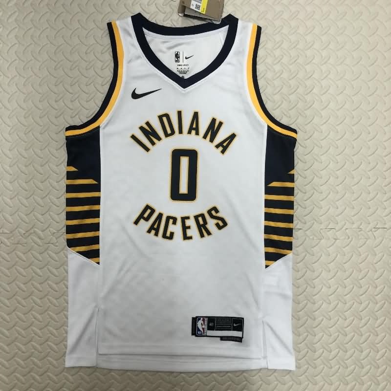 Indiana Pacers 22/23 White Basketball Jersey (Hot Press)