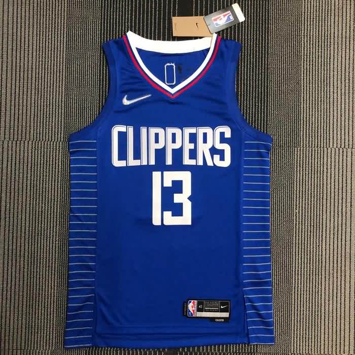 Los Angeles Clippers 21/22 Blue Basketball Jersey (Hot Press)