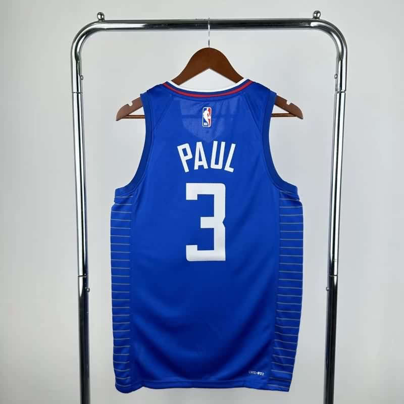 Los Angeles Clippers 22/23 Blue Basketball Jersey (Hot Press)