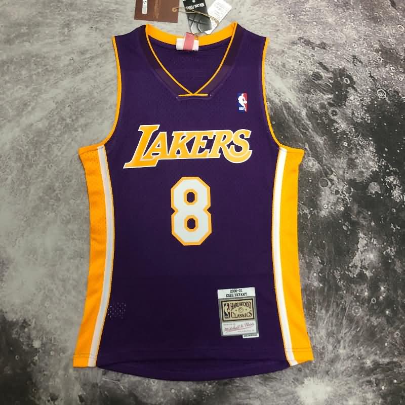 Los Angeles Lakers 2000/01 Purple Classics Basketball Jersey (Hot Press)