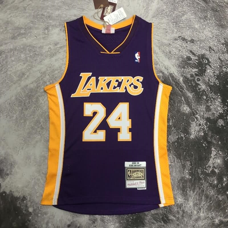 Los Angeles Lakers 2008/09 Purple Classics Basketball Jersey (Hot Press)