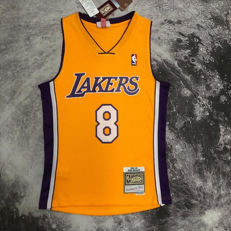 Los Angeles Lakers 1999/00 Yellow Classics Basketball Jersey (Hot Press)