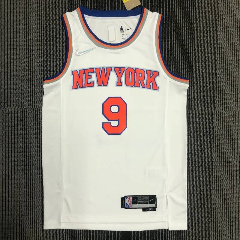 New York Knicks 21/22 White Basketball Jersey (Hot Press)