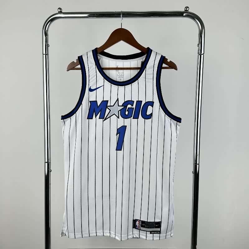 Orlando Magic 25/26 White Basketball Jersey (Hot Press) Orlando Magic 25/26 White Basketball Jersey (Hot Press)