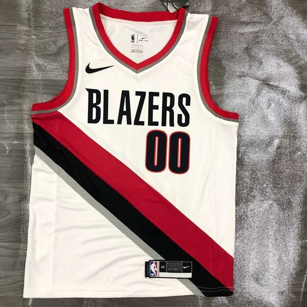 Portland Trail Blazers 20/21 White Basketball Jersey (Hot Press)