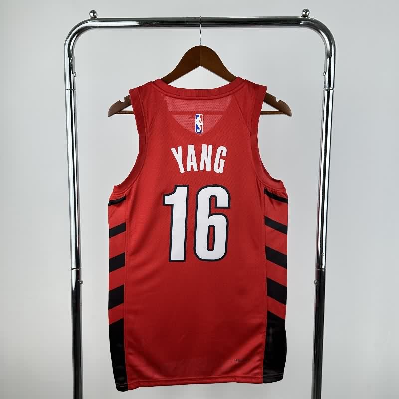 Portland Trail Blazers 22/23 Red AJ Basketball Jersey (Hot Press)