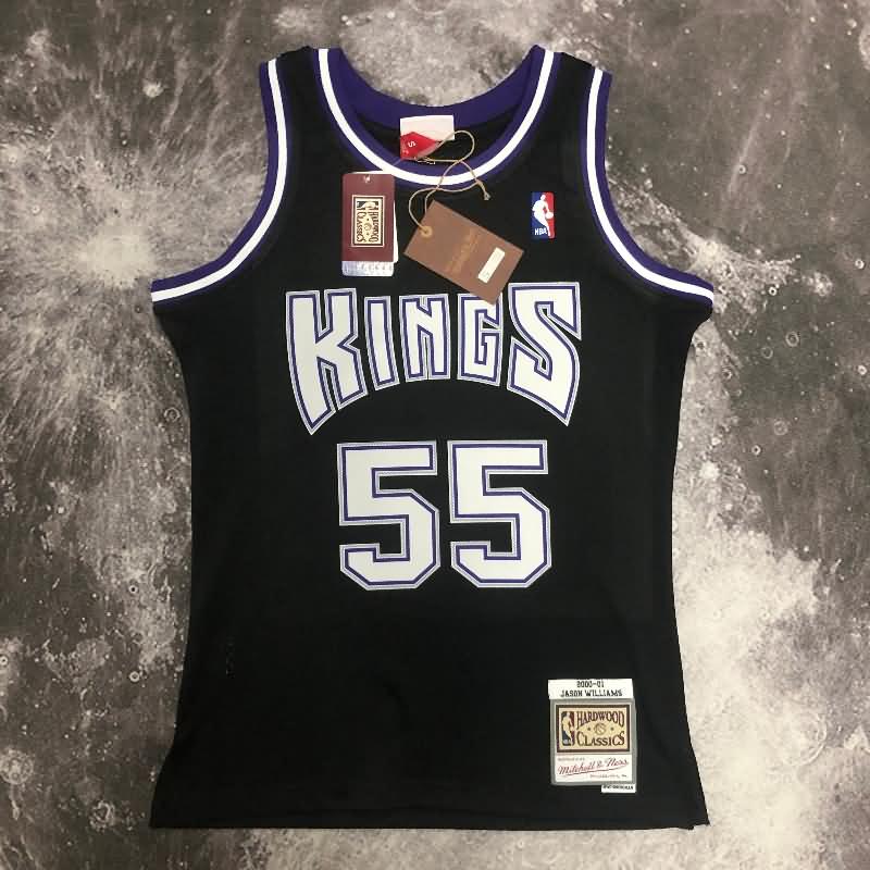 Sacramento Kings 2000/01 Black Classics Basketball Jersey (Hot Press)