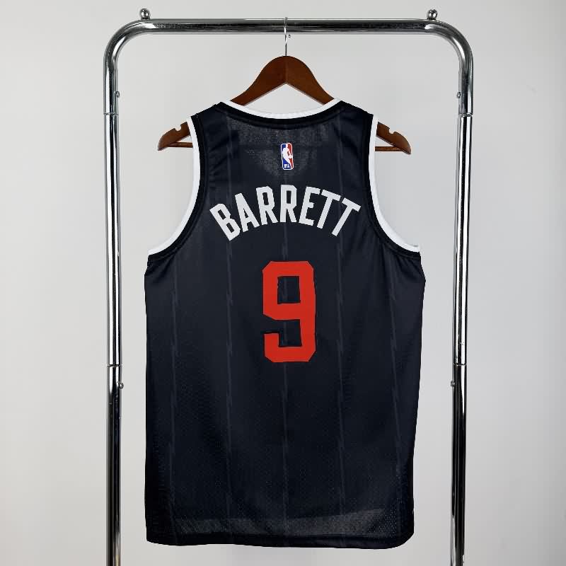 Toronto Raptors 25/26 Black City Basketball Jersey (Hot Press)