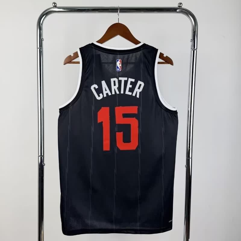 Toronto Raptors 25/26 Black City Basketball Jersey (Hot Press)