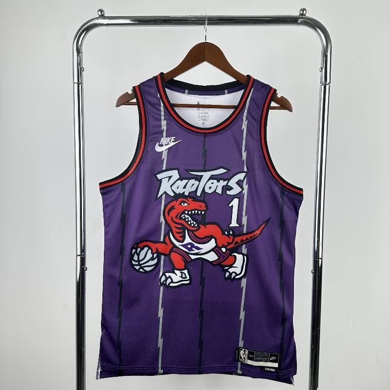Toronto Raptors 25/26 Purple Classics Basketball Jersey (Hot Press) Toronto Raptors 25/26 Purple Classics Basketball Jersey (Hot Press)