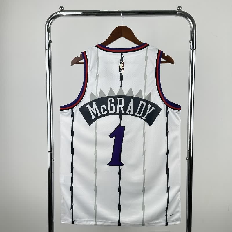 Toronto Raptors 25/26 White Classics Basketball Jersey (Hot Press)