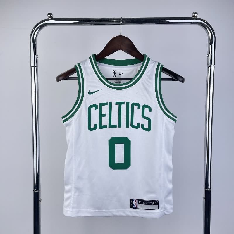 Boston Celtics 22/23 White Youth NBA Jersey (Hot Press)
