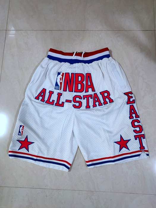 All Star 2003 Just Don White Basketball Shorts