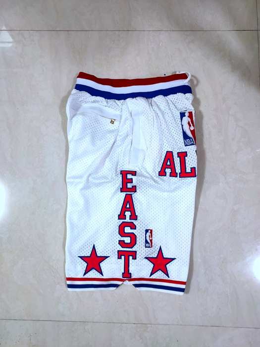 All Star 2003 Just Don White Basketball Shorts