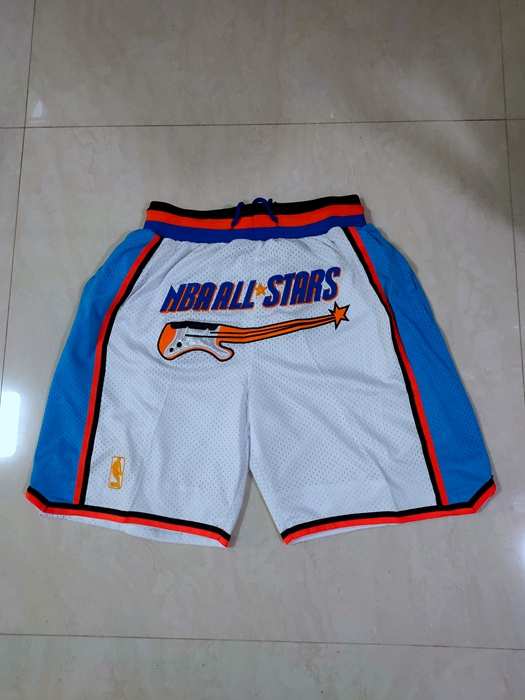 All Star 1997 Just Don White Basketball Shorts