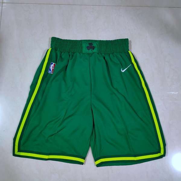 Boston Celtics Green Basketball Shorts 03