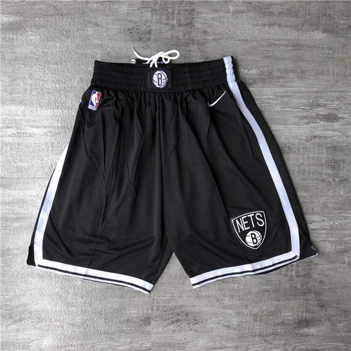 Brooklyn Nets Black Basketball Shorts