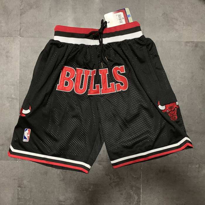 Chicago Bulls Just Don Black Basketball Shorts