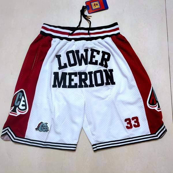 High School Just Don BRYANT White NCAA Shorts