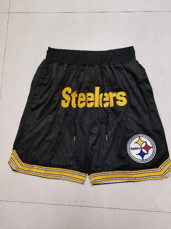 Pittsburgh Steelers Just Don Black NFL Shorts