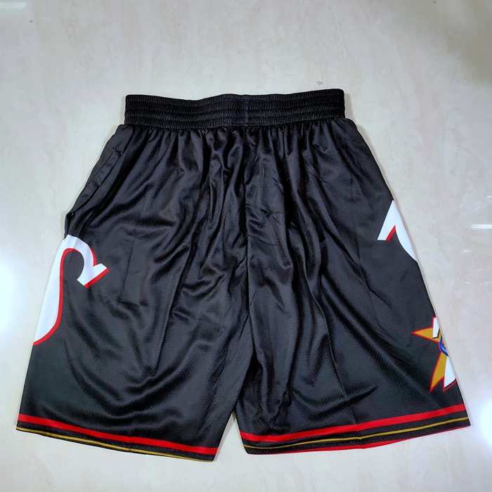 Philadelphia 76ers Mitchell&Ness Black Basketball Shorts