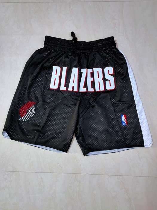 Portland Trail Blazers Just Don Black Basketball Shorts