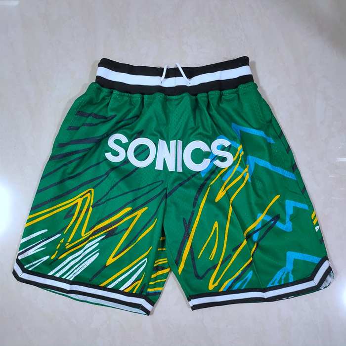 Seattle Sounders Just Don Green Basketball Shorts 03