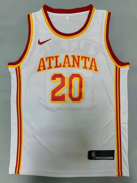 Atlanta Hawks 20/21 COLLINS #20 White Basketball Jersey (Stitched)