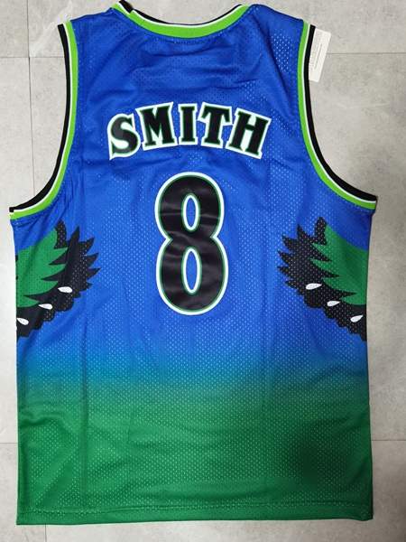 Atlanta Hawks 1986/87 SMITH #8 Blue Classics Basketball Jersey (Stitched)