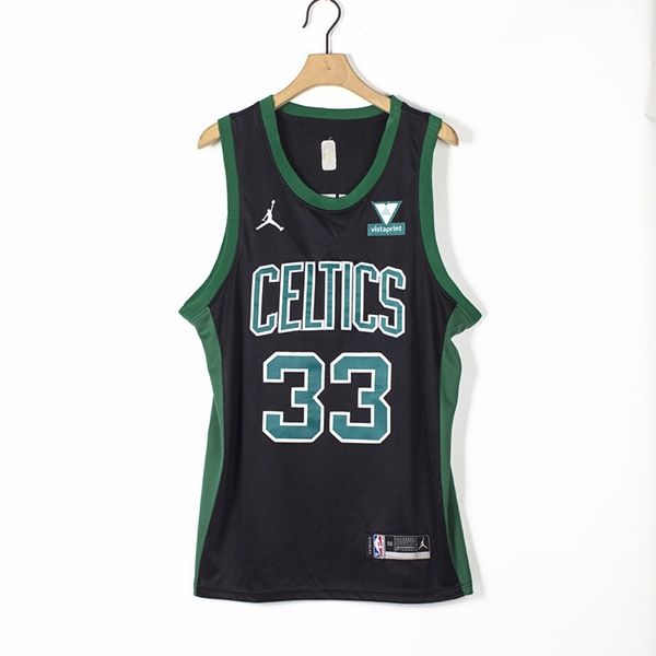Boston Celtics 20/21 BIRD #33 Black AJ Basketball Jersey (Stitched)