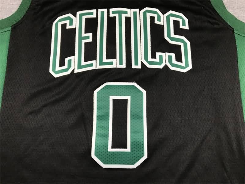 Boston Celtics 21/22 TATUM #0 Black AJ Basketball Jersey (Stitched)